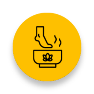 Symbol für Fußpflege